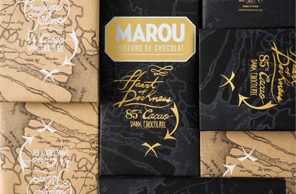 Marou for AirFrance  Dieline - Design, Branding & Packaging Inspiration
